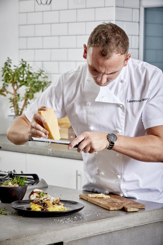 Chef Laurence’s Mushroom Ragu with Tagliatelle & Aged Parmesan Cheese